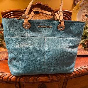 Michael Kors Bedford Purse - Caribbean blue